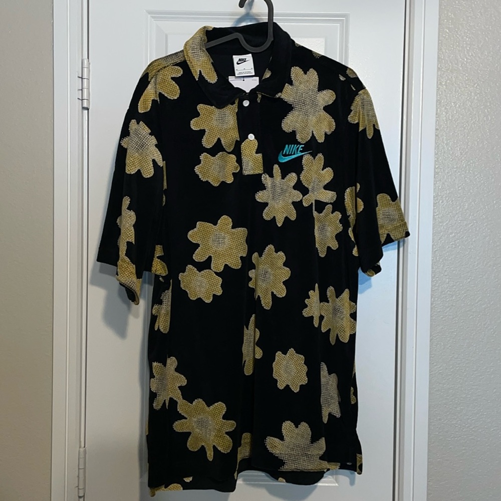 Nike Floral Golf Polo